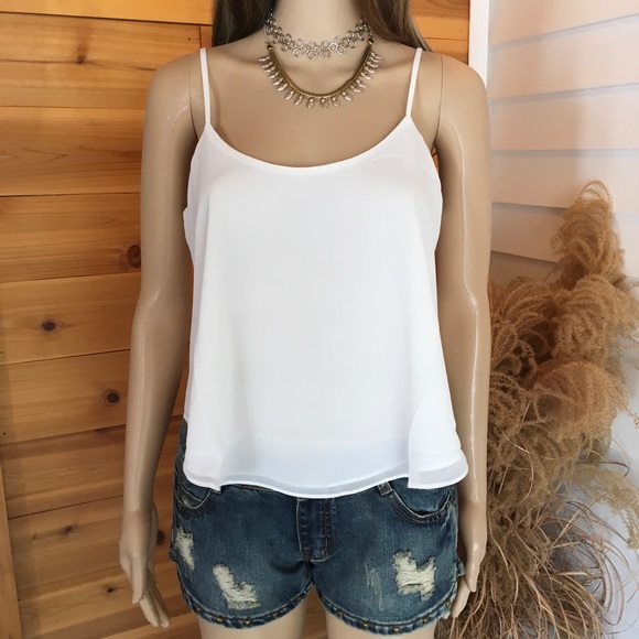 LINED CROPED TANK black available - Picture 6 of 7